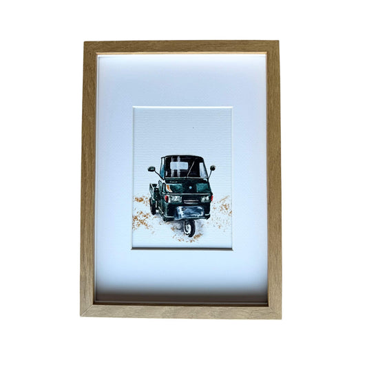 A4 Ape Piaggio - A4 in een lijst