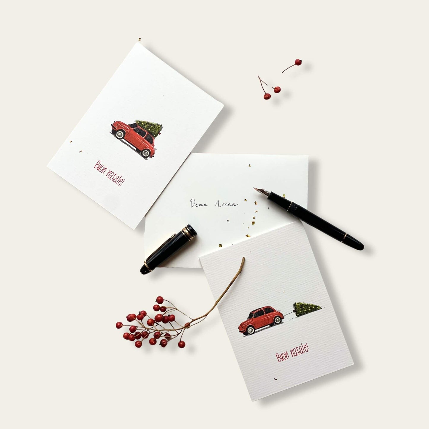 Fiat Christmas Greeting Cards (set of 6)