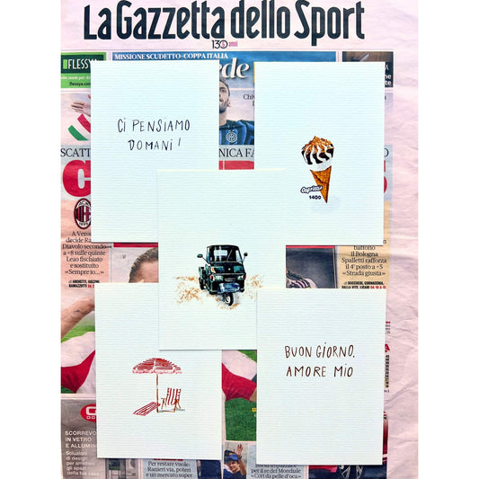 Set 2 of Different Postcards (Pack of 5)
